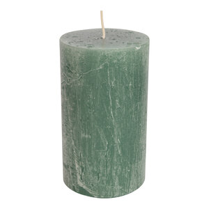NEW Rustic Candle Emerald Pillar 150x100