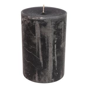NEW rustic candle anthracite pillar 140x80
