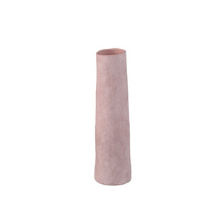 Ardala Light Pink straight round ceramic vase M