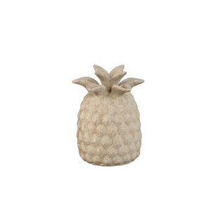 Ellodie Cream Ceramic Pineapple Shape Tulip Vase S