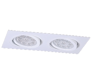 Moderne Einbauleuchten & Einbaulampen fürs Bad von BPM Lighting KATLI Einbauleuchte 2- fach rechteckig 4251GU