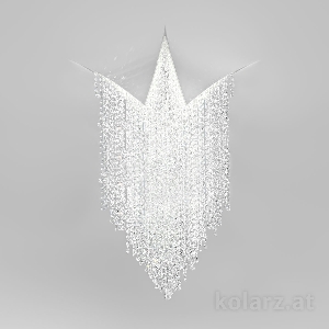 Kristall- von KOLARZ Leuchten Deckenleuchte FONTE DI LUCE Ø80 zum eingipsen 5310.10154.940
