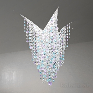 Kristall- für den Flur von KOLARZ Leuchten Deckenleuchte FONTE DI LUCE Ø80 5313.10154.940