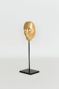 Figuren von Holländer Leuchten Maske CANDIDATO vergoldet 367 7001 G