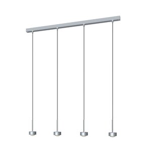 Puk Mini Choice Long One - LED / matte chrome / 1250