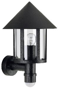 Albert Leuchten Moderne Wandleuchten & Wandlampen für außen von Albert Leuchten Wandleuchte Typ Nr. 1825 - Farbe: schwarz, mit BWM für 1 x Lampe, E27 661825