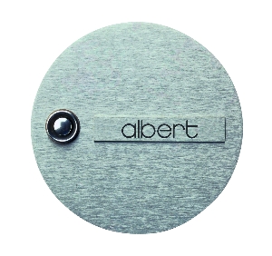 Albert Leuchten von Albert Leuchten Klingelplatte Typ Nr. 0945 - kompl. aus Edelstahl 690945