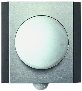 Klassische Wandleuchten & Wandlampen für außen von Albert Leuchten Wandleuchte Typ Nr. 6127 - Edelstahl, mit BWM, für 1 x Lampe, E27 696127