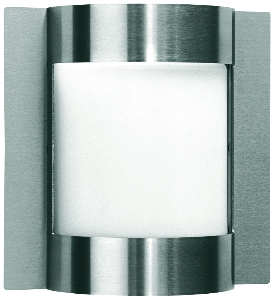 Klassische Wandleuchten & Wandlampen für außen von Albert Leuchten Wandleuchte Typ Nr. 6187 - Edelstahl, für 1 x Lampe, E27 696187