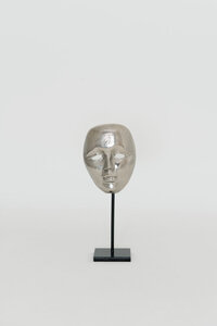 Mask CANDIDATO silver-plated