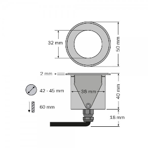 Einbauspots von dot-spot Einbauspot Set mini LED Einbaustrahler, Basis Set 25106