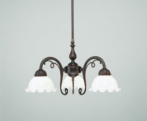 Kronleuchter Mendelssohn ohne Glas von Berliner Messinglampen