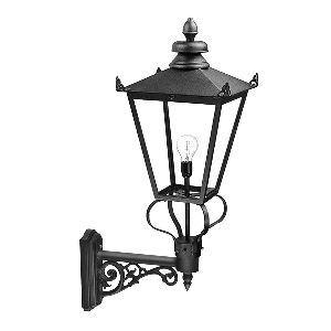 Elstead Wandleuchten & Wandlampen für außen von Elstead Wilmslow 1 Licht Wandlaterne - Schwarz WSLB1-BLACK