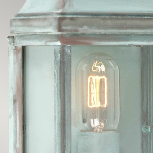 Elstead Wandleuchten & Wandlampen für außen von Elstead Victoria 1 Licht Wandlaterne - Verdigris VICTORIA-VERDI