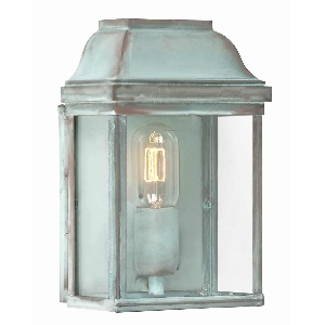Elstead Wandleuchten & Wandlampen für außen von Elstead Victoria 1 Licht Wandlaterne - Verdigris VICTORIA-VERDI