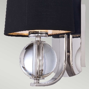 Wandleuchten & Wandlampen von Elstead Gotham 1 leichte Wandleuchte - Imperial Silver QZ-GOTHAM1