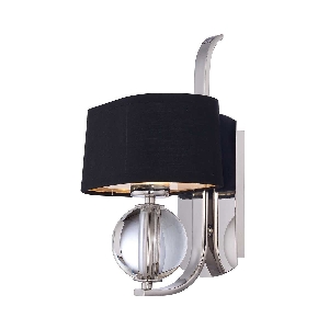 Wandleuchten & Wandlampen von Elstead Gotham 1 leichte Wandleuchte - Imperial Silver QZ-GOTHAM1