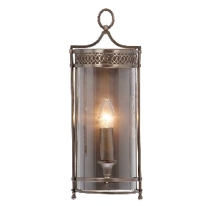 Wandleuchten & Wandlampen von Elstead Guildhall 1 lt Wandleuchte - Dunkle Bronze GH-WB-DB