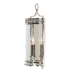 Elstead Guildhall 1 lt Wandleuchte - Nickel poliert GH-WB-PN