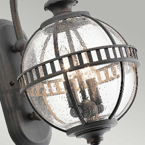 Serie HALLERON VON ELSTEAD von Elstead von Elstead Halleron 2 Licht Wandlaterne - Londonderry KL-HALLERON-2S