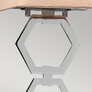 Wandleuchten & Wandlampen von Elstead Sechseckige Finne aus poliertem Chrom DL-HEXFIN-PC
