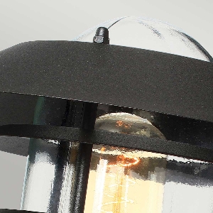 Elstead Helsingor 1 Licht Wandlaterne - Schwarz HELSINGOR-BK