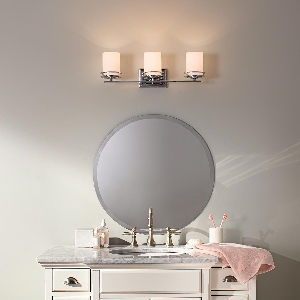 Wandleuchten & Wandlampen von Elstead Hendrik 3 Licht Wandleuchte - Poliertes Chrom KL-HENDRIK3-BATH