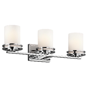 Wandleuchten & Wandlampen von Elstead Hendrik 3 Licht Wandleuchte - Poliertes Chrom KL-HENDRIK3-BATH