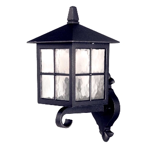 Winchester 1 Light Wall Up Laterne - Schwarz von Elstead