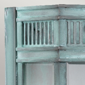 Wandleuchten & Wandlampen für außen von Elstead Holborn 1 Licht Kleine Halblaterne - Verdigris HL7-S-VDG