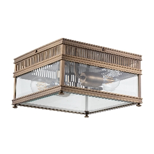 Holborn 2 Light Flush - Dunkle Bronze von Elstead Holborn 2 Light Flush - Dunkle Bronze von Elstead