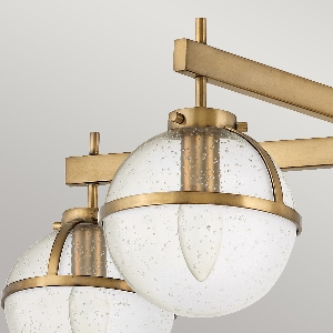 Hängeleuchte, Pendelleuchten & Hängelampen von Elstead Hollis 5 Light Semi-Flush - Heritage Brass HK-HOLLIS-5-C-HB