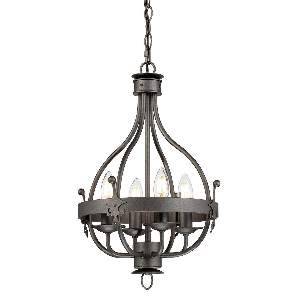 Elstead Windsor 4 Pendelleuchte - Graphit WINDSOR4-GR