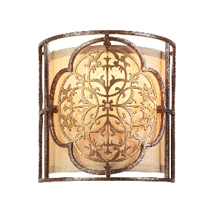 Wandleuchten & Wandlampen von Elstead Marcella 1 Wandleuchte - Britische Bronze/Oxydierte Bronze FE-MARCELLA1
