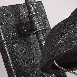 Wandleuchten & Wandlampen von Elstead Lennex 1 Wandleuchte - Schiefergrau Metall FE-LENNEX1