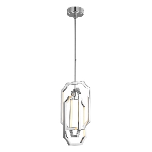 Elstead Audrie 6 LED Pendelleuchte - Nickel poliert FE-AUDRIE-P-M