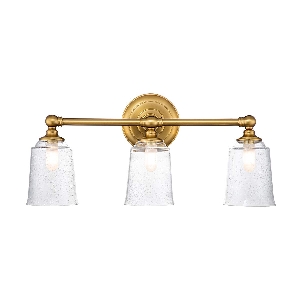 Elstead Huguenot Lake 3 Light Wandleuchte - Brüniertes Messing FE-HUGOLAKE3BATH-BB