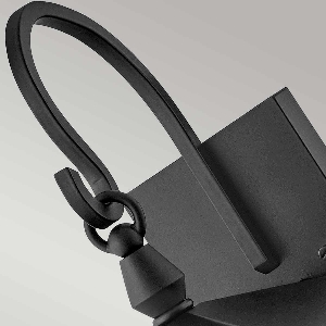 Wandleuchten & Wandlampen für außen von Elstead Huntersfield 2 Light Medium Wandlaterne - Schwarz HK-HUNTERSFIELD2-M-BK