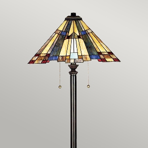 Elstead Inglenook 2 Light Stehleuchte - Valiant Bronze QZ-INGLENOOK-FL