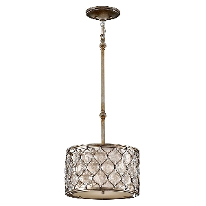 Elstead Lucia 1 Pendelleuchte - Brüniertes Silber FE-LUCIA-P-C