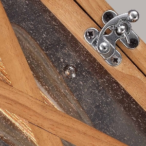 Wandleuchten & Wandlampen für außen von Elstead Lumiere 1 Wandleuchte - Eiche Natur FE-LUMIERE-S2OAK