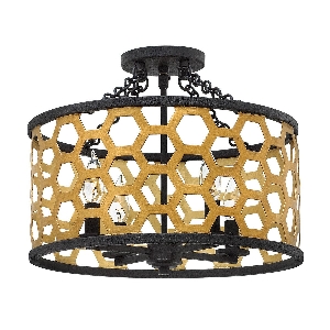 Elstead Felix 4 Deckenleuchte- Sunset Gold HK-FELIX-SF