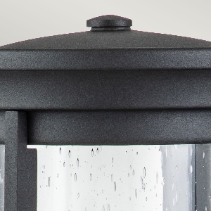 Serie MERRILL VON ELSTEAD von Elstead von Elstead Merrill 1 Light Small Wall Lantern - Black FE-MERRILL1-S-BLK