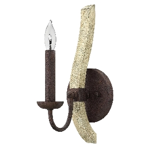Middlefield 1 Light Wall Light - Iron Rust von Elstead