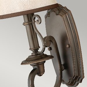 Elstead Wandleuchten & Wandlampen von Elstead Plymouth 1 leichte Wandleuchte - Alte Bronze HK-PLYMOUTH1