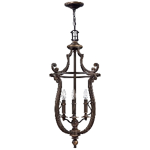 Plymouth 4 Leuchtende Pendelleuchte - Alte Bronze von Elstead
