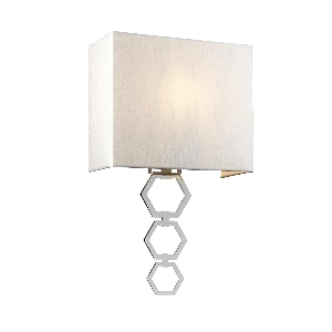 Ria Medium 1 light wall light - Polished Chrome von Elstead