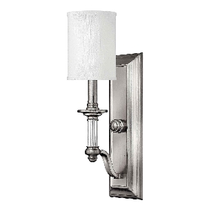 Elstead Sussex 1 leichte Wandleuchte - Gebürstetes Nickel HK-SUSSEX1
