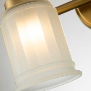 Elstead Swell 2 Light Wandleuchte - Gebürstetes Messing QZ-SWELL2-BB-BATH