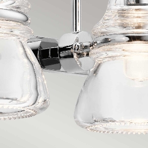 Elstead Talland 2 Light Wandleuchte - Poliertes Chrom KL-TALLAND2-PC-BATH